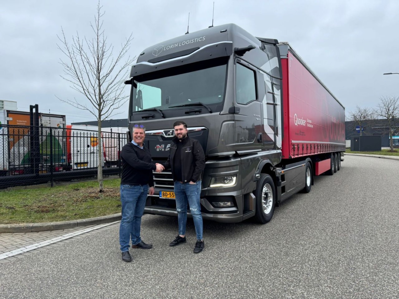 Het wagenpark van Lorin Logistics